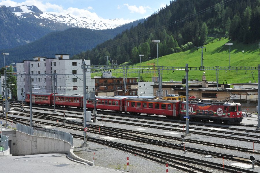 RhB Glacier Express, Allegra Triebwagen und andere (55)